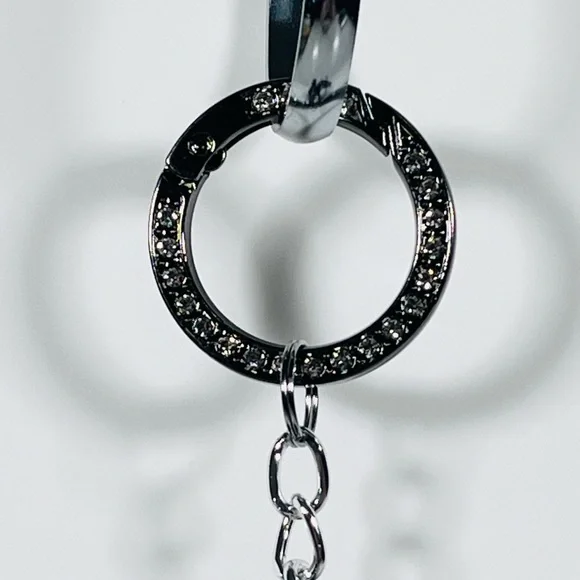 Marble Crochet Flower Bag Charm - Picture 2 of 5